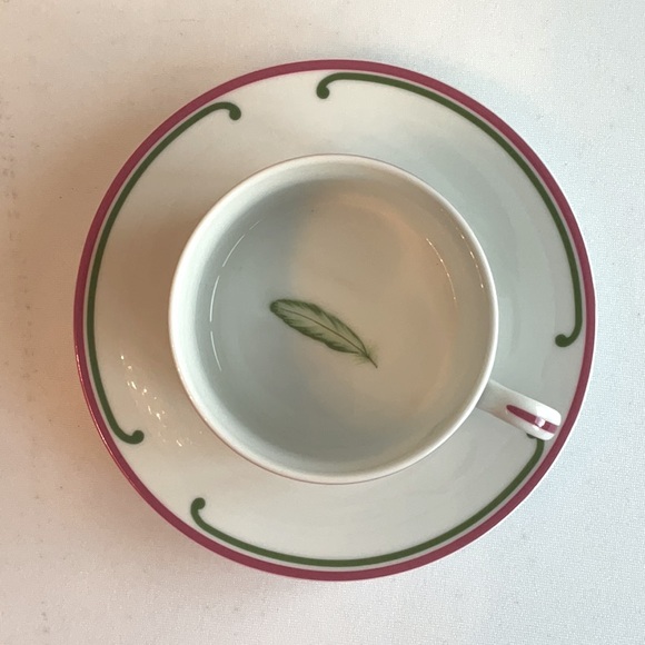 Lynn Chase Designs ~ “Parrots of Paradise” Tea Cup and Saucer - Picture 9 of 9